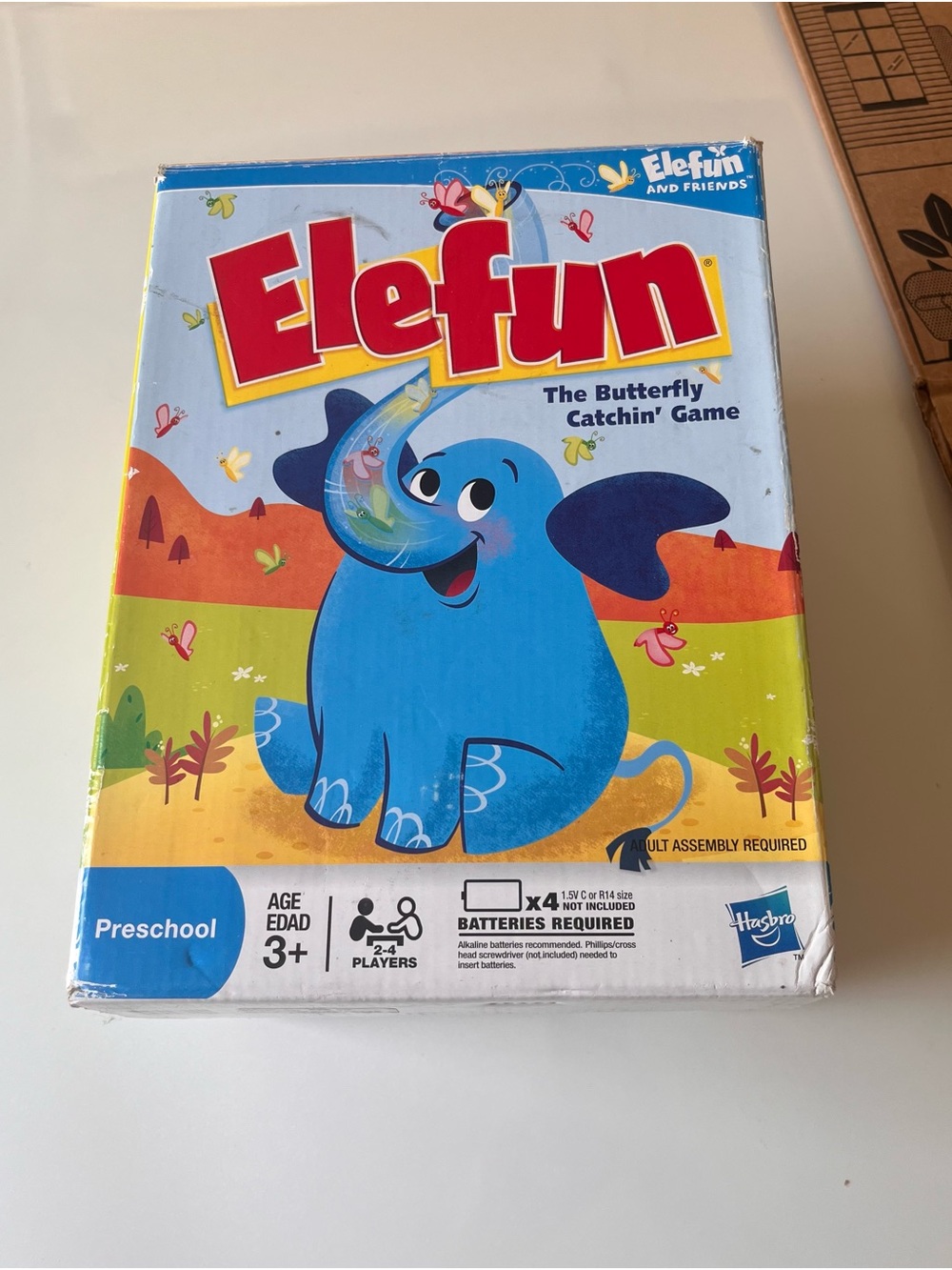 Hasbro Elefun Butterfly Catchin' Game - Blue and Red
